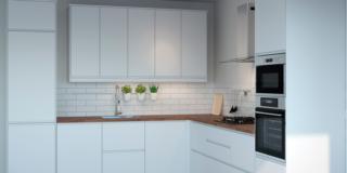 Le nuove cucine bianche, per ambienti piccoli e grandi