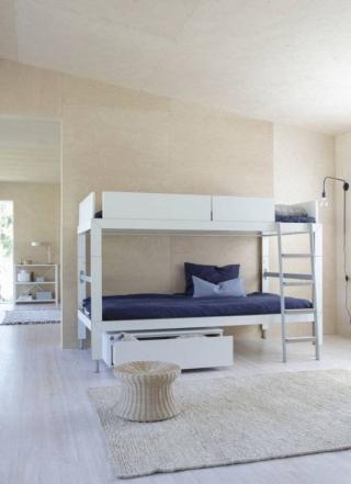 letto castello struttura betulla laminata bianca lofty lundia finnish design shop letto castello struttura betulla laminata bianca lofty lundia finnish design shop