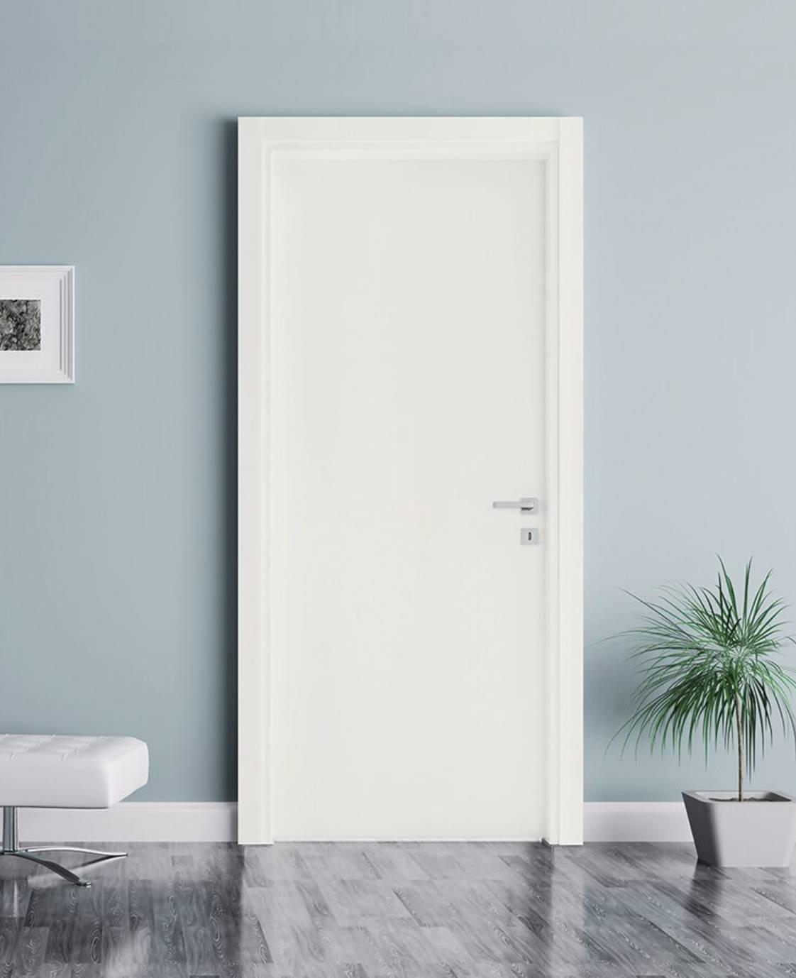 La porta a battente reversibile Badia della collezione Bronze di OBI è in tamburato spessore 44 mm e caratterizzata da un telaio piatto in MDF, coprifilo da 60 mm, anta bianca con finitura in microtek, dall'aspetto liscio. Una serratura meccanica e una cerniera a vista in stile classico completano la porta. Il telaio in MDF è realizzato con fibre di legno pressate insieme a resina o colla ad alte temperature. Misura L 80 x H 210 cm. Prezzo 135 euro. www.obi-italia.it La porta a battente reversibile Badia della collezione Bronze di OBI è in tamburato spessore 44 mm e caratterizzata da un telaio piatto in MDF, coprifilo da 60 mm, anta bianca con finitura in microtek, dall'aspetto liscio. Una serratura meccanica e una cerniera a vista in stile classico completano la porta. Il telaio in MDF è realizzato con fibre di legno pressate insieme a resina o colla ad alte temperature. Misura L 80 x H 210 cm. Prezzo 135 euro. www.obi-italia.it