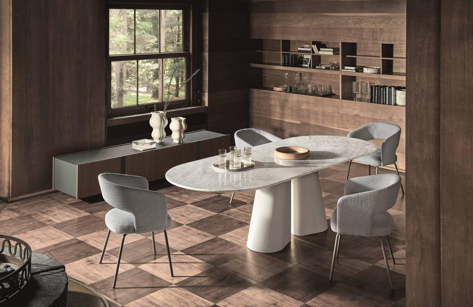 Sedie per il tavolo del soggiorno: 37 modelli in legno, in metallo