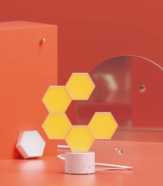 Cambia mood alla stanza. La lampada smart componibile Cololight Prodi Hinnovation (www.hinnovation.it) è fomatada una base in pietra e 6 moduli esagonalia led. Si gestisce tramite l’app dedicata, e graziealla compatibilità con Amazon Alexa e Google Assistantè possibile accendere e spegnere le luci dei pannelli, cambiare i colori e l’intensità, esclusivamenteattraverso la propria voce. È disponibile un kit di espansione con 3 pannelli aggiuntivi. Costa 79,99 euro. Cambia mood alla stanza. La lampada smart componibile Cololight Prodi Hinnovation (www.hinnovation.it) è fomatada una base in pietra e 6 moduli esagonalia led. Si gestisce tramite l’app dedicata, e graziealla compatibilità con Amazon Alexa e Google Assistantè possibile accendere e spegnere le luci dei pannelli, cambiare i colori e l’intensità, esclusivamenteattraverso la propria voce. È disponibile un kit di espansione con 3 pannelli aggiuntivi. Costa 79,99 euro.