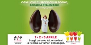 Ail: uova di Pasqua solidali nelle piazze italiane nei giorni 1, 2 e 3 aprile