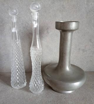 Bottiglie dipinte prima