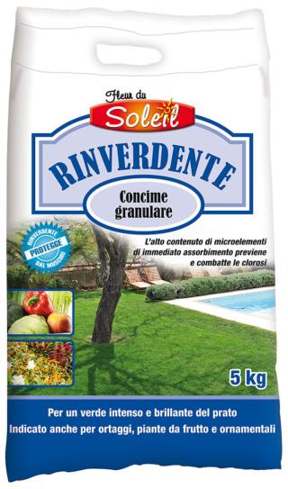 Concime granulare Rinverdente della linea Fleur du Soleil Concime granulare Rinverdente della linea Fleur du Soleil