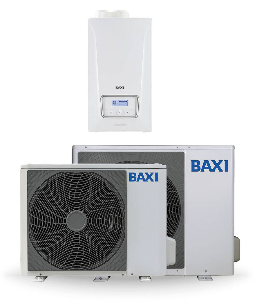 Il sistema ibrido Luna Hybrid Alya H di Baxi integra pompa di calore inverter con potenza da 4 a 10 kW e caldaia, che riscaldano e producono acqua calda.
La caldaia di potenza 28 kW
è compatta: misura L 39,5 x
P 44,1 x H 72,6 cm. La gestione avviene con un unico pannello di controllo. Classe fino A+++. www.baxi.it Il sistema ibrido Luna Hybrid Alya H di Baxi integra pompa di calore inverter con potenza da 4 a 10 kW e caldaia, che riscaldano e producono acqua calda.
La caldaia di potenza 28 kW
è compatta: misura L 39,5 x
P 44,1 x H 72,6 cm. La gestione avviene con un unico pannello di controllo. Classe fino A+++. www.baxi.it