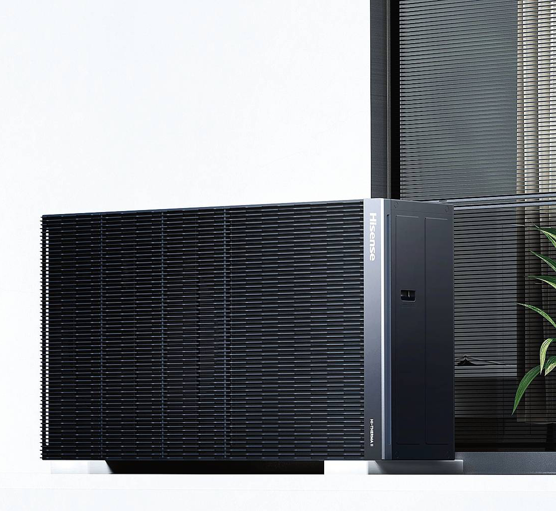 Estetica total black per
Hi-Therma Monoblocco
R290 di Hisense che raggiunge una temperatura dell’acqua di 75 °C, senza riscaldatore elettrico. Indica in tempo reale il risparmio energetico e le emissioni di CO2, monitorando
i consumi. Ha wi-fi integrato per il controllo a distanza. it.hisense.com Estetica total black per
Hi-Therma Monoblocco
R290 di Hisense che raggiunge una temperatura dell’acqua di 75 °C, senza riscaldatore elettrico. Indica in tempo reale il risparmio energetico e le emissioni di CO2, monitorando
i consumi. Ha wi-fi integrato per il controllo a distanza. it.hisense.com
