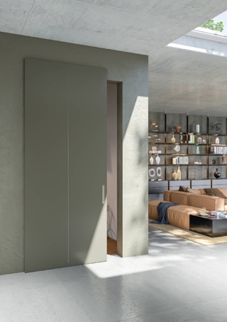 Il modello NS07 della line Nidio di Flessya è una soluzione dalla finitura laccata decorata con un’incisione di tipo Sfioro che la percorre pe quasi tutta la lunghezza, l’apertura è scorrevole con meccanismo invisibile Zero e la maniglia è a incasso modello Lumina. In foto proposta in colore grigio RAL 7009 e il prezzo è 1.703 euro www.flessya.it Il modello NS07 della line Nidio di Flessya è una soluzione dalla finitura laccata decorata con un’incisione di tipo Sfioro che la percorre pe quasi tutta la lunghezza, l’apertura è scorrevole con meccanismo invisibile Zero e la maniglia è a incasso modello Lumina. In foto proposta in colore grigio RAL 7009 e il prezzo è 1.703 euro www.flessya.it