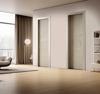 Adatto sia a pareti intonaco che cartongesso il controtelaio Unico di Mito è costituito da due chiusure opposte in un unico controtelaio centrale e riduce di 1/3 l’ingombro nella parete. Nel modello in foto le ante sono laccate opache con incisioni e la maniglia tonda di trascinamento è in cromo satinato, prezzo controtelaio 608 euro e prezzo ciascuna anta 558 euro. www.mito.it Adatto sia a pareti intonaco che cartongesso il controtelaio Unico di Mito è costituito da due chiusure opposte in un unico controtelaio centrale e riduce di 1/3 l’ingombro nella parete. Nel modello in foto le ante sono laccate opache con incisioni e la maniglia tonda di trascinamento è in cromo satinato, prezzo controtelaio 608 euro e prezzo ciascuna anta 558 euro. www.mito.it