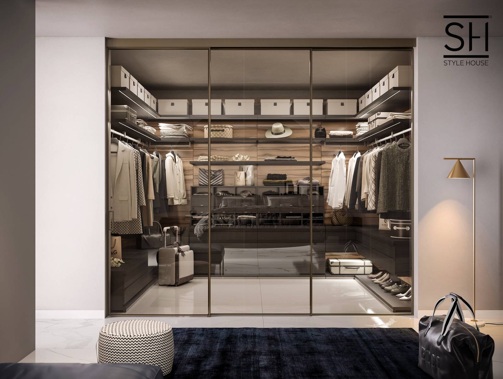 Fa parte della Linea SHINTAL il nuovo modello della porta in vetro intelaiata in Alluminio di Style House, si tratta di Shintal mod.1 con soluzione scorrevole a scomparsa Ghost in colore bronzo chiaro con vetro trasparente bronzo, misure e prezzo a progetto www.shporte.it Fa parte della Linea SHINTAL il nuovo modello della porta in vetro intelaiata in Alluminio di Style House, si tratta di Shintal mod.1 con soluzione scorrevole a scomparsa Ghost in colore bronzo chiaro con vetro trasparente bronzo, misure e prezzo a progetto www.shporte.it