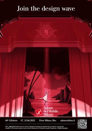 Salone del Mobile.Milano poster Emiliano Ponzi