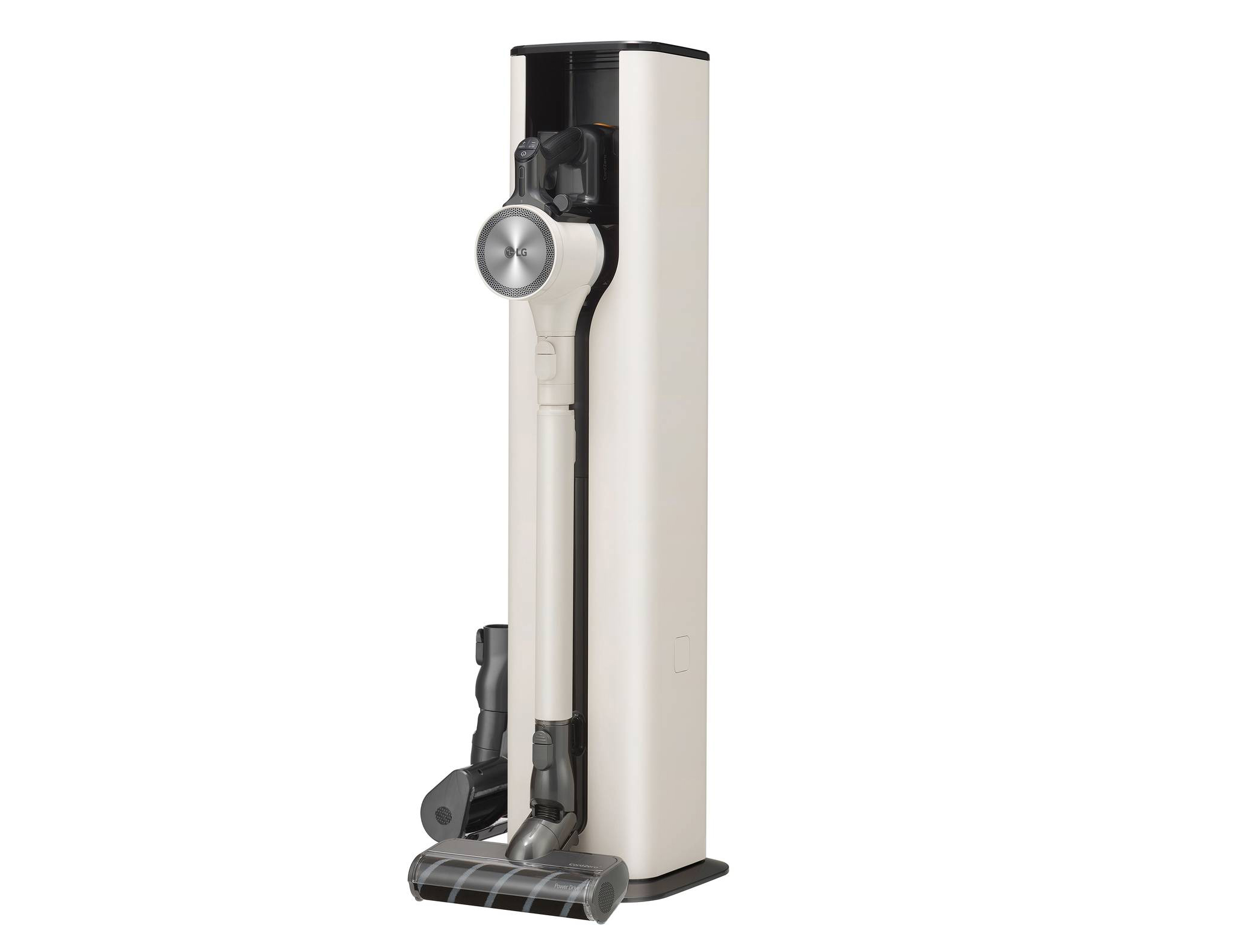 L’aspirapolvere e lavapavimenti CordZero All in One A9T-ULTRA1C di Lg si svuota automaticamente nella stazione di ricarica. Ha autonomia di 120 minuti grazie alle 2 batterie, filtro a tre strati e luce a ultravioletti UVC che agisce sullo strato superiore della polvere all’interno del sacchetto per inibire la proliferazione dei batteri dovuta all'accumulo dello sporco. Misura L 26 x P 27 x H 112 cm. Prezzo 899 euro. www.lg.com L’aspirapolvere e lavapavimenti CordZero All in One A9T-ULTRA1C di Lg si svuota automaticamente nella stazione di ricarica. Ha autonomia di 120 minuti grazie alle 2 batterie, filtro a tre strati e luce a ultravioletti UVC che agisce sullo strato superiore della polvere all’interno del sacchetto per inibire la proliferazione dei batteri dovuta all'accumulo dello sporco. Misura L 26 x P 27 x H 112 cm. Prezzo 899 euro. www.lg.com