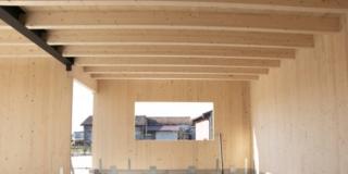 cantiere casa prefabbricata di legno ©Decimo Primo - Case in Legno