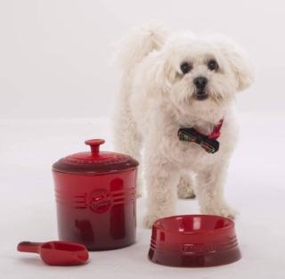 bowl container croquettes red glazed stoneware le creuset bowl container croquettes red glazed stoneware le creuset