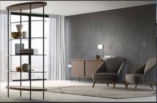 Un leggero telaio in metallo verniciato Bronzo Vintage per la libreria Beverly di Doimo Salotti che ha quattro ripiani, con una forma piacevolmente arrotondata, realizzati in vetro nella finitura Extra Chiaro o grigio Fumé e due in legno disponibile in diverse finiture. La struttura autoportante permette di inserirla in centro stanza come divisorio. Misura L 130 x P 50 x H 150 cm. Prezzo a partire da 2.768 euro. www.doimosalotti.it Un leggero telaio in metallo verniciato Bronzo Vintage per la libreria Beverly di Doimo Salotti che ha quattro ripiani, con una forma piacevolmente arrotondata, realizzati in vetro nella finitura Extra Chiaro o grigio Fumé e due in legno disponibile in diverse finiture. La struttura autoportante permette di inserirla in centro stanza come divisorio. Misura L 130 x P 50 x H 150 cm. Prezzo a partire da 2.768 euro. www.doimosalotti.it