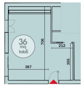 pianta cucina a L pianta cucina a L