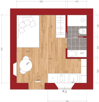 planimetria monolocale casa ringhiera planimetria monolocale casa ringhiera