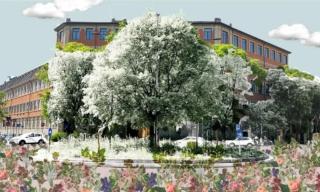 Completing the fragments of nature nella rotonda di via Bergognone