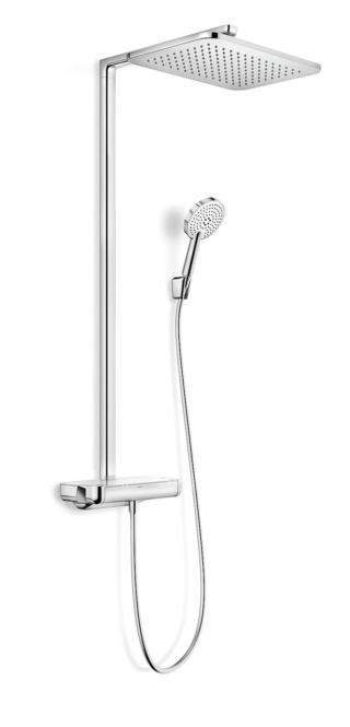 Plain di Nobili (www.nobili.it) è un sistema doccia cromato composto da colonna con profilo rettangolare, soffione doccia da 40 x 27 cm integrato, asta saliscendi, doccetta manuale a tre getti con pulsante ergonomicoper il cambio di getto e miscelatore termostatico che funge anche da zona da appoggio. Alto 108 cm. Costa a partire da 1.580 euro. Plain di Nobili (www.nobili.it) è un sistema doccia cromato composto da colonna con profilo rettangolare, soffione doccia da 40 x 27 cm integrato, asta saliscendi, doccetta manuale a tre getti con pulsante ergonomicoper il cambio di getto e miscelatore termostatico che funge anche da zona da appoggio. Alto 108 cm. Costa a partire da 1.580 euro.