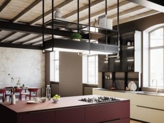 cappa e isola cucina Tratto di Arredo3 cappa e isola cucina Tratto di Arredo3
