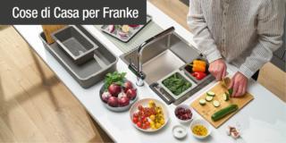Per il lavello della cucina, il sistema All-In di Franke Home Solutions rivoluziona la preparazione dei cibi