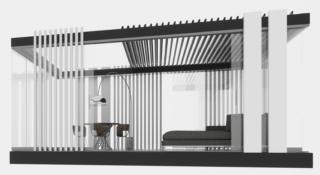 pergola Bt Group CODE su fondo neutro