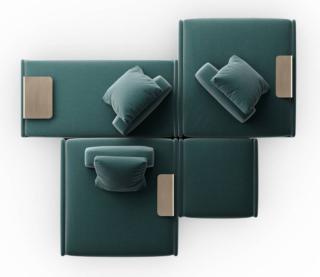 Le sedute componibili Lilas Mosaique di Gallotti&Radice permettono di dare vita a vere e proprie isole relax personalizzate: sono imbottite in poliuretano espanso indeformabile a densità differenziata e fibra di poliestere e sono rivestite in tessuto sfoderabile o pelle. Hanno la base a piastra in metallo laccato nero e gli schienali zavorrati, liberamente posizionabili, disponibili su richiesta. www.gallottiradice.com Le sedute componibili Lilas Mosaique di Gallotti&Radice permettono di dare vita a vere e proprie isole relax personalizzate: sono imbottite in poliuretano espanso indeformabile a densità differenziata e fibra di poliestere e sono rivestite in tessuto sfoderabile o pelle. Hanno la base a piastra in metallo laccato nero e gli schienali zavorrati, liberamente posizionabili, disponibili su richiesta. www.gallottiradice.com