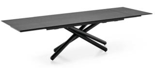 Il tavolo Duel di Connubia ha un sostegno design, con quattro gambe in tubolare di metallo verniciato incrociate, su cui è posizionato il top rettangolare disponibile in numerose varianti indoor e outdoor: Ceramica, Ecostone e HPL. Si può scegliere fra il modello fisso o allungabile e fra due dimensioni. Misura L 200 x P 100 x H 75 cm e L 200/300 x P 100 x H 75 cm. www.connubia.com Il tavolo Duel di Connubia ha un sostegno design, con quattro gambe in tubolare di metallo verniciato incrociate, su cui è posizionato il top rettangolare disponibile in numerose varianti indoor e outdoor: Ceramica, Ecostone e HPL. Si può scegliere fra il modello fisso o allungabile e fra due dimensioni. Misura L 200 x P 100 x H 75 cm e L 200/300 x P 100 x H 75 cm. www.connubia.com