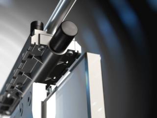 Dettaglio scorrimento porta Scrigno Dettaglio scorrimento porta Scrigno