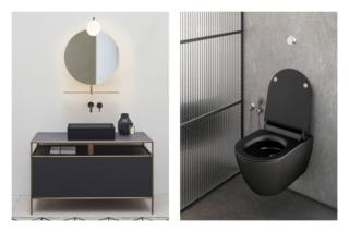 Lavabo Kube X 60x37 Ardesia Opaco
Wc Pura 55x36/F Ardesia Dual Glaze+