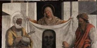 La tavola di Ugo da Carpi per l’altare del Volto Santo nella Basilica Vaticana (1524-1525) La tavola di Ugo da Carpi per l’altare del Volto Santo nella Basilica Vaticana (1524-1525)
