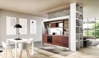 Per cucine a scomparsa totale, il sistema Phantastic The Kitchen di Aran Cucine è formato da ante a libro che rientrano completamente lungo i fianchi del mobile e che si aprono semplicemente esercitando una lieve pressione, senza elettrificazioni. Una base da 60 cm costa da 248 euro + Iva.  Dimensioni: L 301 (15,5 + 270 + 15,5) x P 88 x H 232 cm. www.arancucine.it Per cucine a scomparsa totale, il sistema Phantastic The Kitchen di Aran Cucine è formato da ante a libro che rientrano completamente lungo i fianchi del mobile e che si aprono semplicemente esercitando una lieve pressione, senza elettrificazioni. Una base da 60 cm costa da 248 euro + Iva.  Dimensioni: L 301 (15,5 + 270 + 15,5) x P 88 x H 232 cm. www.arancucine.it