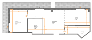 pianta quotata bilocale 57 mq pianta quotata bilocale 57 mq