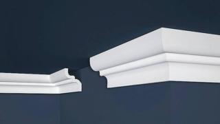 Raccordo di stile
Per impreziosire il punto di incontro fra soffitto e parete, la cornice ornamentale in polistirene Rif. E-9 di Selectas (selectas.it) misura
L 200 x P 6,2 x H 8 cm. Al metro lineare costa 2,60 euro. Raccordo di stile
Per impreziosire il punto di incontro fra soffitto e parete, la cornice ornamentale in polistirene Rif. E-9 di Selectas (selectas.it) misura
L 200 x P 6,2 x H 8 cm. Al metro lineare costa 2,60 euro.