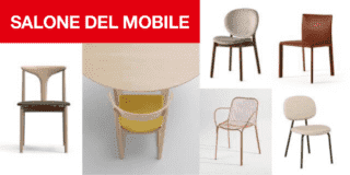 Le nuove sedie al Salone del Mobile.Milano. Tecniche e materiali sofisticati