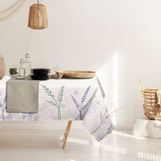 Sta bene abbinata ad accessori in vimini e piatti neri la tovaglia della Capsule Bloom di Bella Vita: è in puro cotone bianco candido decorato da una moderna stampa floreale stilizzata nei toni del verde e del lilla. É disponibile in due formati per ospitare fino a otto commensali. Misura L 140 x P 220 cm. Prezzo 19,90 euro. Misura L 140 x P 220 cm. Prezzo 24,90 euro. www.bellavitastore.it Sta bene abbinata ad accessori in vimini e piatti neri la tovaglia della Capsule Bloom di Bella Vita: è in puro cotone bianco candido decorato da una moderna stampa floreale stilizzata nei toni del verde e del lilla. É disponibile in due formati per ospitare fino a otto commensali. Misura L 140 x P 220 cm. Prezzo 19,90 euro. Misura L 140 x P 220 cm. Prezzo 24,90 euro. www.bellavitastore.it