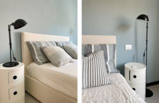 Comodino camera ospiti e comodino e luce diversa