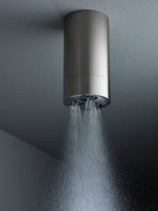 Diametro35 Wellness: soffione da soffitto con ghiera liscia e getto Atomized Diametro35 Wellness: soffione da soffitto con ghiera liscia e getto Atomized