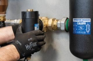 filtro defangatore Caleffi XF pulizia pompe calore filtro defangatore Caleffi XF pulizia pompe calore