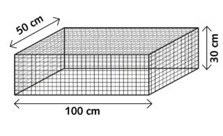 gabbione per panchina