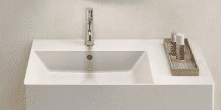 lavabo sospeso Kube X di GSI Ceramica