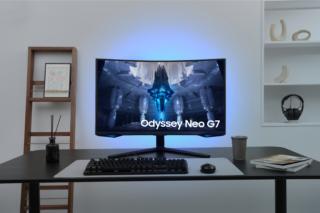 Il monitor Odyssey Neo G8 di Samsung Il monitor Odyssey Neo G8 di Samsung