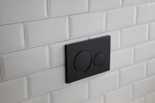 GEBERIT SIGMA20 PLACCA DI COMANDO NERO OPACO CON ANELLI NERO LUCIDO GEBERIT SIGMA20 PLACCA DI COMANDO NERO OPACO CON ANELLI NERO LUCIDO