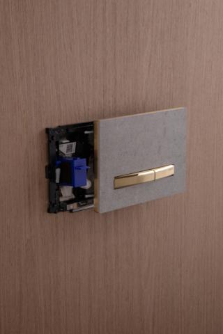 GEBERIT SIGMA50 PLACCA DI COMANDO CEMENTO CON TASTI OTTONE, GEBERIT DUOFRESH GEBERIT SIGMA50 PLACCA DI COMANDO CEMENTO CON TASTI OTTONE, GEBERIT DUOFRESH