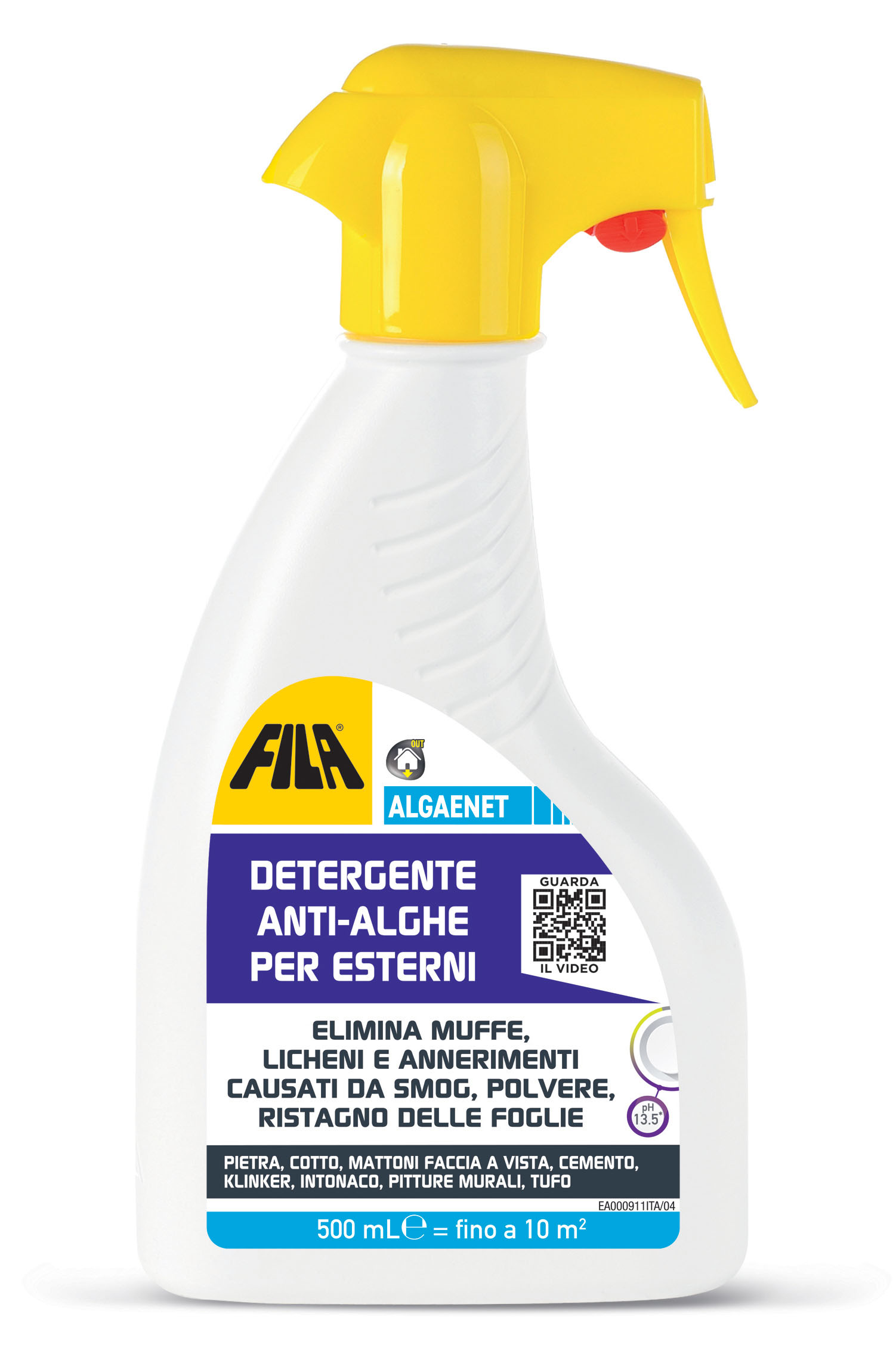 Fila AlgaeNet di FILA Solutions è un detergente rapido per eliminare alghe, muffe, licheni, oltre che macchie da ristagno di foglie, da pareti e pavimentazioni esterne. Efficace dopo solo un quarto d’ora dall’applicazione, data la viscosità può essere spruzzato o steso a pennello e spugna anche su superfici verticali ed è pronto all’uso, non deve essere diluito. Basta bagnare pareti e pavimenti, applicarlo e lasciarlo agire: il successivo passaggio di pulizia a spazzola e il risciacquo con tanta acqua rimuoveranno definitivamente crescita e annerimenti.
http://www.filasolutions.com Fila AlgaeNet di FILA Solutions è un detergente rapido per eliminare alghe, muffe, licheni, oltre che macchie da ristagno di foglie, da pareti e pavimentazioni esterne. Efficace dopo solo un quarto d’ora dall’applicazione, data la viscosità può essere spruzzato o steso a pennello e spugna anche su superfici verticali ed è pronto all’uso, non deve essere diluito. Basta bagnare pareti e pavimenti, applicarlo e lasciarlo agire: il successivo passaggio di pulizia a spazzola e il risciacquo con tanta acqua rimuoveranno definitivamente crescita e annerimenti.
http://www.filasolutions.com