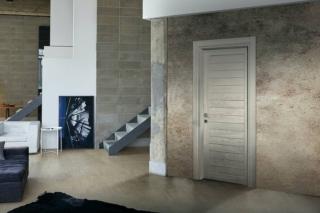 Porta interna in legno massello modello Quadra Porta interna in legno massello modello Quadra