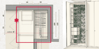Trasformare l’armadio in cabina armadio: un’idea di progetto da copiare