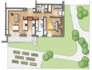 planimetria casa e giardino