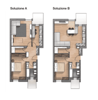 Progetti cucina a confronto