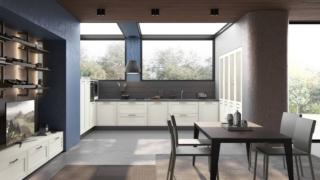 Ante a telaio in massello di frassino laccato bianco caldo per la cucina Iris di Creo Kitchens che si apre completamente sulla zona giorno arredata con elementi coordinati. La forma a golfo la rende pratica ed ergonomica. Un modulo base da 60 cm con due cestoni escluso top, prezzo 300 euro + IVA. www.creokitchens.it Ante a telaio in massello di frassino laccato bianco caldo per la cucina Iris di Creo Kitchens che si apre completamente sulla zona giorno arredata con elementi coordinati. La forma a golfo la rende pratica ed ergonomica. Un modulo base da 60 cm con due cestoni escluso top, prezzo 300 euro + IVA. www.creokitchens.it