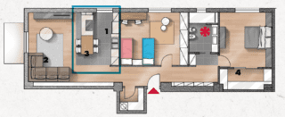 cucina separata progetto 2